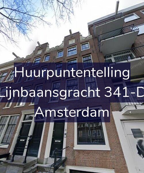 Foto gevel Huurpuntentelling voor Lijnbaansgracht 341-D, Amsterdam