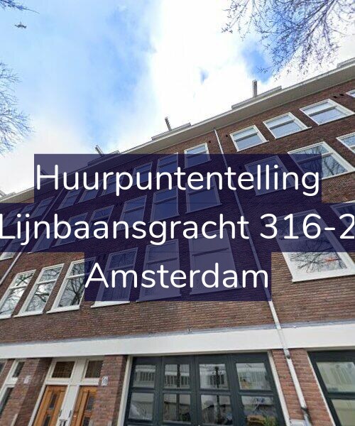 Foto gevel Huurpuntentelling voor Lijnbaansgracht 316-2, Amsterdam