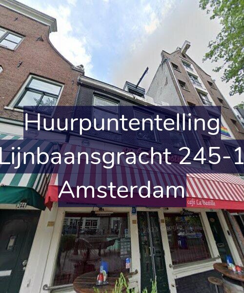 Foto gevel Huurpuntentelling voor Lijnbaansgracht 245-1, Amsterdam