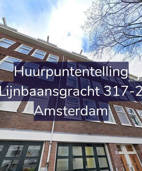 Foto gevel Huurpuntentelling voor Lijnbaansgracht 317-2, Amsterdam