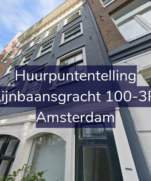 Foto gevel Huurpuntentelling voor Lijnbaansgracht 100-3R, Amsterdam