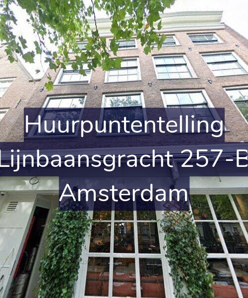 Foto gevel Huurpuntentelling voor Lijnbaansgracht 257-B, Amsterdam