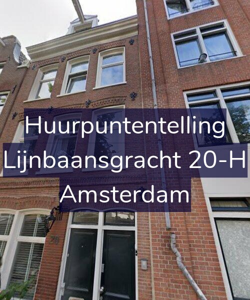 Foto gevel Huurpuntentelling voor Lijnbaansgracht 20-H, Amsterdam