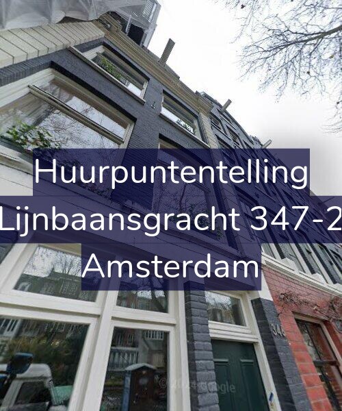 Foto gevel Huurpuntentelling voor Lijnbaansgracht 347-2, Amsterdam