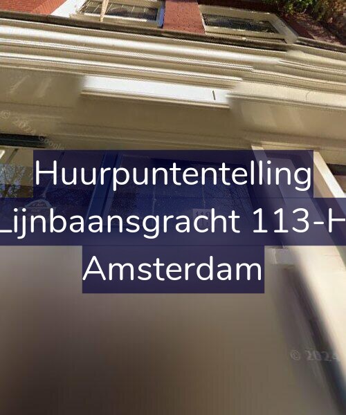 Foto gevel Huurpuntentelling voor Lijnbaansgracht 113-H, Amsterdam