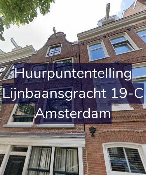 Foto gevel Huurpuntentelling voor Lijnbaansgracht 19-C, Amsterdam