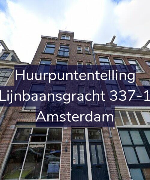 Foto gevel Huurpuntentelling voor Lijnbaansgracht 337-1, Amsterdam