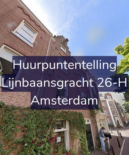 Foto gevel Huurpuntentelling voor Lijnbaansgracht 26-H, Amsterdam