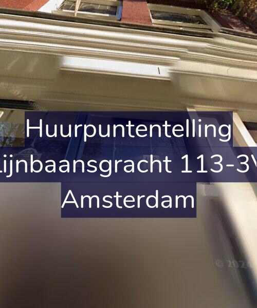 Foto gevel Huurpuntentelling voor Lijnbaansgracht 113-3V, Amsterdam