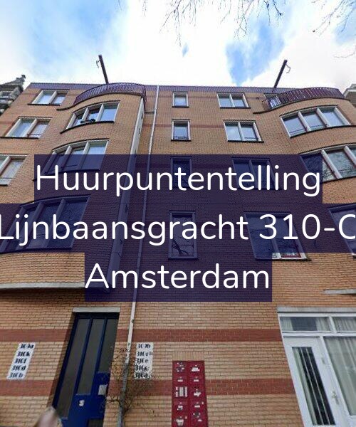 Foto gevel Huurpuntentelling voor Lijnbaansgracht 310-C, Amsterdam
