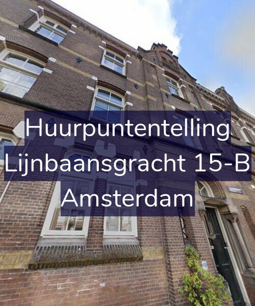 Foto gevel Huurpuntentelling voor Lijnbaansgracht 15-B, Amsterdam