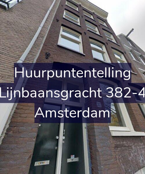 Foto gevel Huurpuntentelling voor Lijnbaansgracht 382-4, Amsterdam