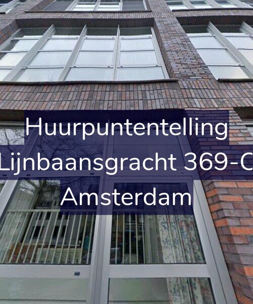 Foto gevel Huurpuntentelling voor Lijnbaansgracht 369-C, Amsterdam