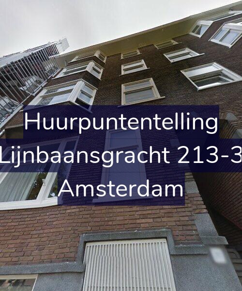 Foto gevel Huurpuntentelling voor Lijnbaansgracht 213-3, Amsterdam