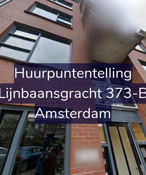 Foto gevel Huurpuntentelling voor Lijnbaansgracht 373-B, Amsterdam
