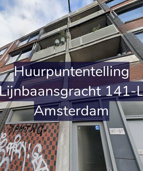 Foto gevel Huurpuntentelling voor Lijnbaansgracht 141-L, Amsterdam