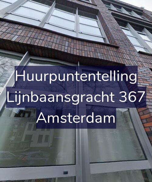 Foto gevel Huurpuntentelling voor Lijnbaansgracht 367, Amsterdam