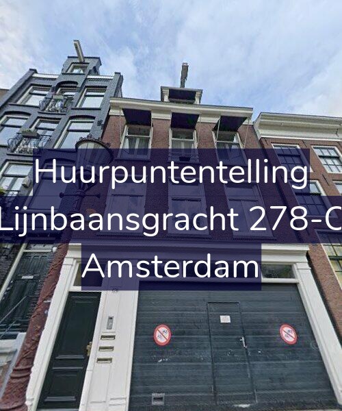 Foto gevel Huurpuntentelling voor Lijnbaansgracht 278-C, Amsterdam