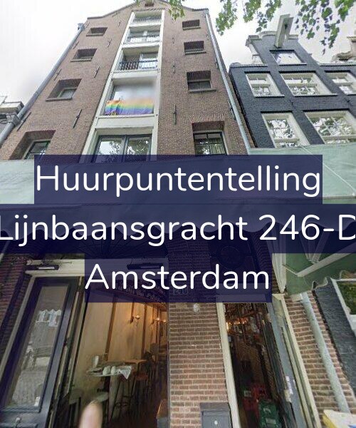 Foto gevel Huurpuntentelling voor Lijnbaansgracht 246-D, Amsterdam