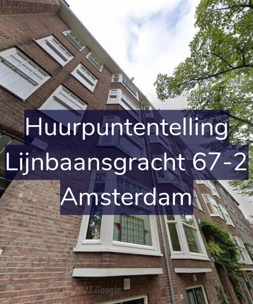 Foto gevel Huurpuntentelling voor Lijnbaansgracht 67-2, Amsterdam