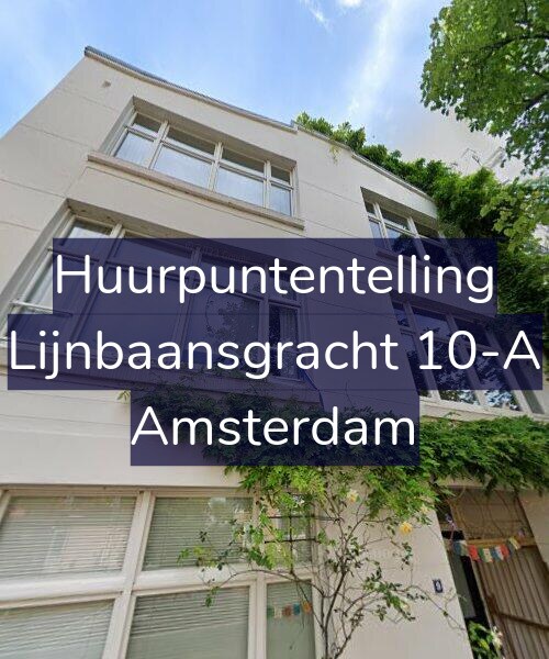 Foto gevel Huurpuntentelling voor Lijnbaansgracht 10-A, Amsterdam