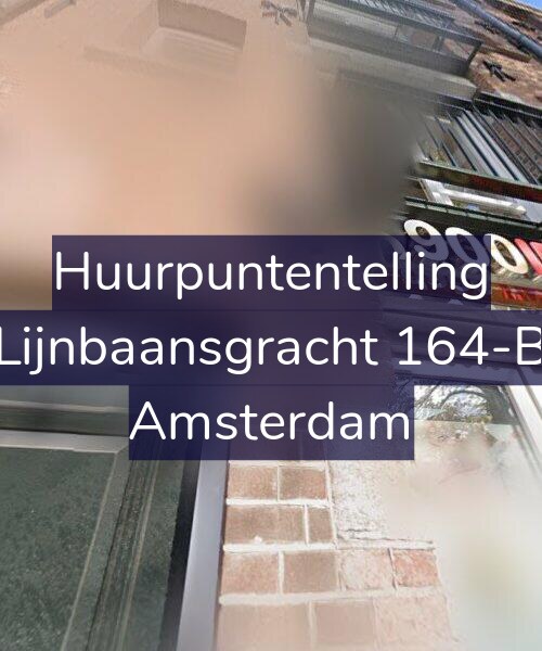 Foto gevel Huurpuntentelling voor Lijnbaansgracht 164-B, Amsterdam