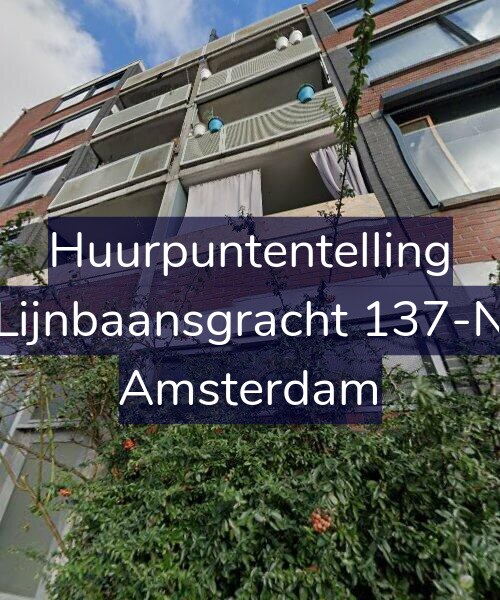 Foto gevel Huurpuntentelling voor Lijnbaansgracht 137-N, Amsterdam