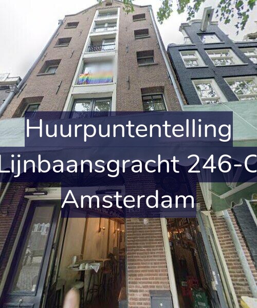 Foto gevel Huurpuntentelling voor Lijnbaansgracht 246-C, Amsterdam