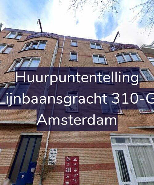Foto gevel Huurpuntentelling voor Lijnbaansgracht 310-G, Amsterdam
