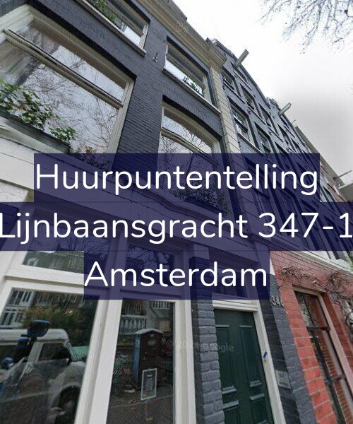 Foto gevel Huurpuntentelling voor Lijnbaansgracht 347-1, Amsterdam
