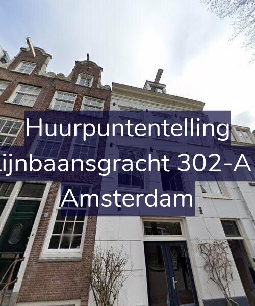 Foto gevel Huurpuntentelling voor Lijnbaansgracht 302-A1, Amsterdam