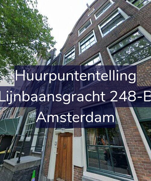 Foto gevel Huurpuntentelling voor Lijnbaansgracht 248-B, Amsterdam