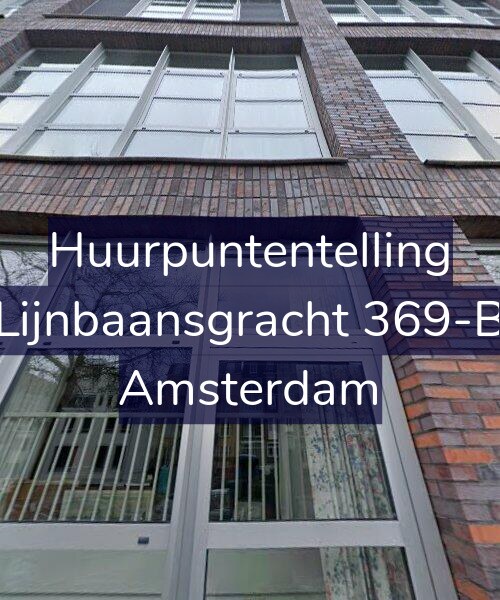 Foto gevel Huurpuntentelling voor Lijnbaansgracht 369-B, Amsterdam
