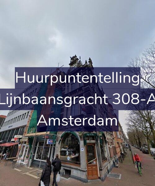 Foto gevel Huurpuntentelling voor Lijnbaansgracht 308-A, Amsterdam