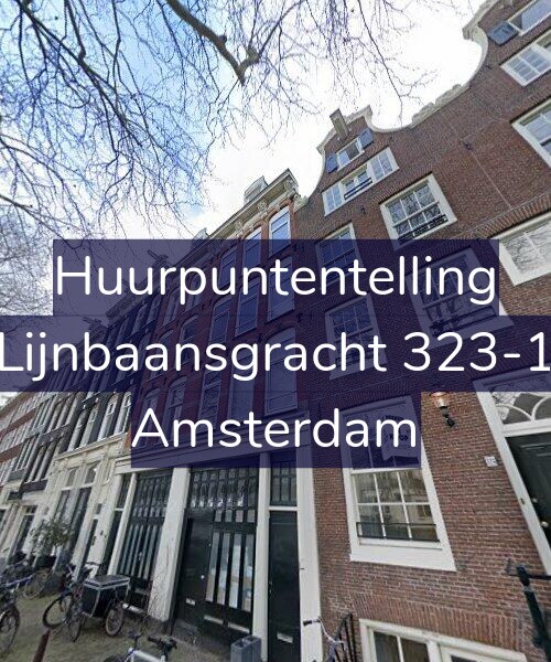 Foto gevel Huurpuntentelling voor Lijnbaansgracht 323-1, Amsterdam