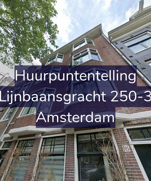 Foto gevel Huurpuntentelling voor Lijnbaansgracht 250-3, Amsterdam