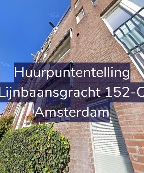 Foto gevel Huurpuntentelling voor Lijnbaansgracht 152-C, Amsterdam