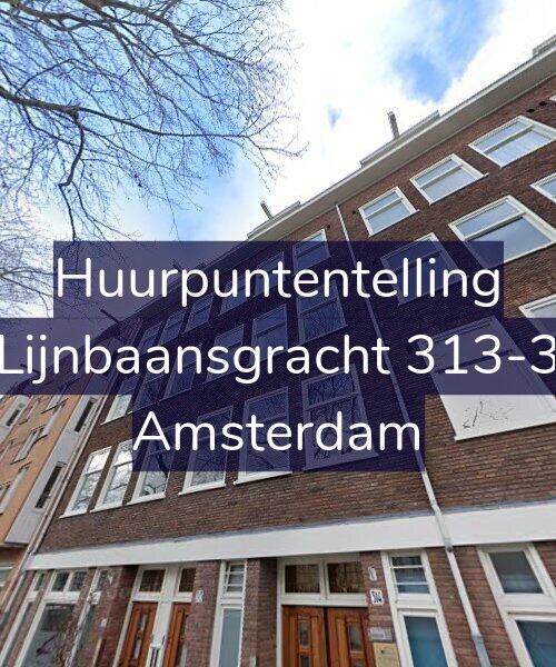 Foto gevel Huurpuntentelling voor Lijnbaansgracht 313-3, Amsterdam