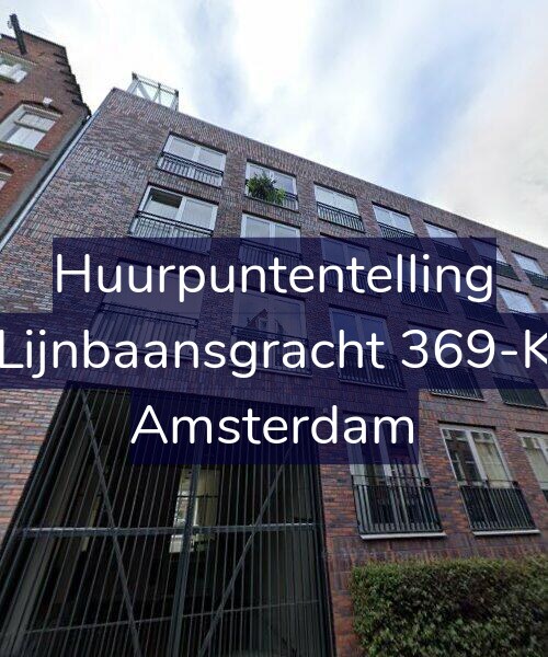 Foto gevel Huurpuntentelling voor Lijnbaansgracht 369-K, Amsterdam