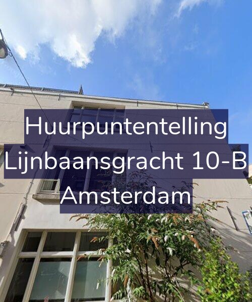 Foto gevel Huurpuntentelling voor Lijnbaansgracht 10-B, Amsterdam