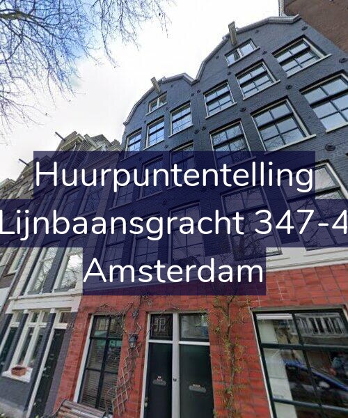 Foto gevel Huurpuntentelling voor Lijnbaansgracht 347-4, Amsterdam