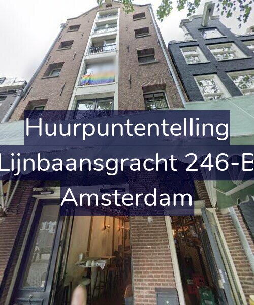 Foto gevel Huurpuntentelling voor Lijnbaansgracht 246-B, Amsterdam