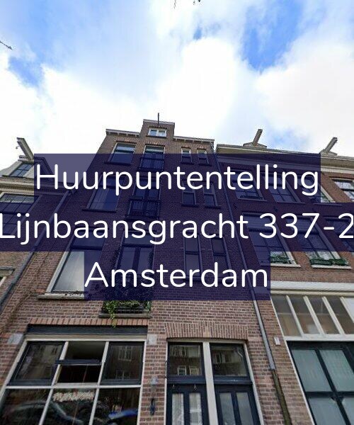 Foto gevel Huurpuntentelling voor Lijnbaansgracht 337-2, Amsterdam