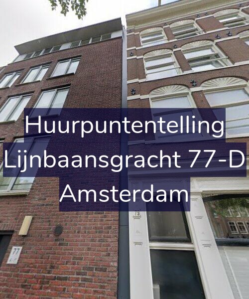 Foto gevel Huurpuntentelling voor Lijnbaansgracht 77-D, Amsterdam