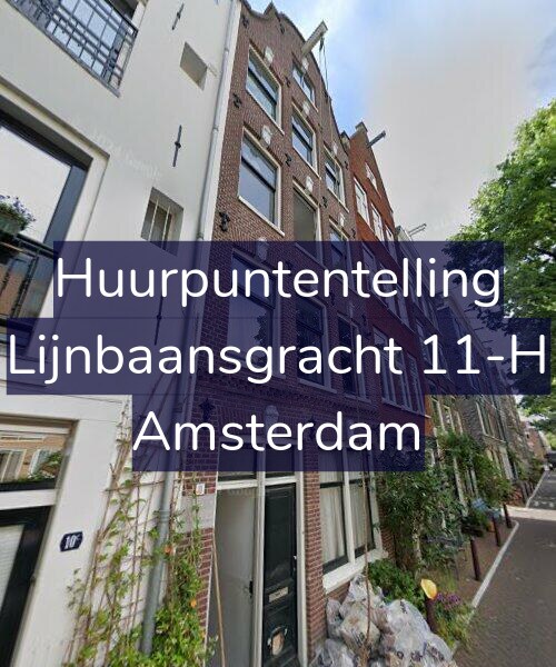 Foto gevel Huurpuntentelling voor Lijnbaansgracht 11-H, Amsterdam