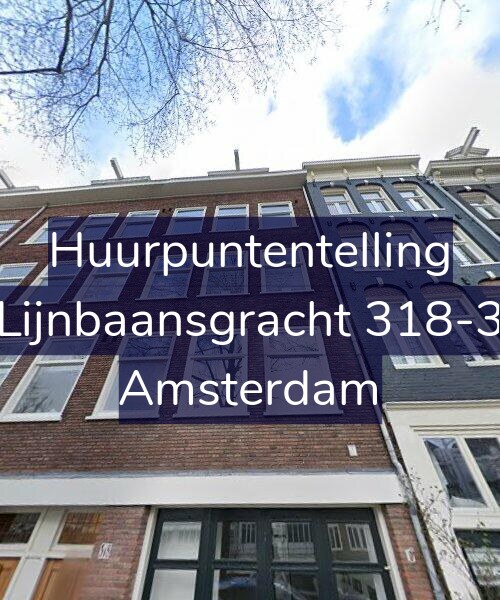 Foto gevel Huurpuntentelling voor Lijnbaansgracht 318-3, Amsterdam