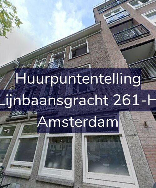 Foto gevel Huurpuntentelling voor Lijnbaansgracht 261-H, Amsterdam