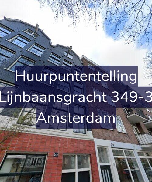 Foto gevel Huurpuntentelling voor Lijnbaansgracht 349-3, Amsterdam