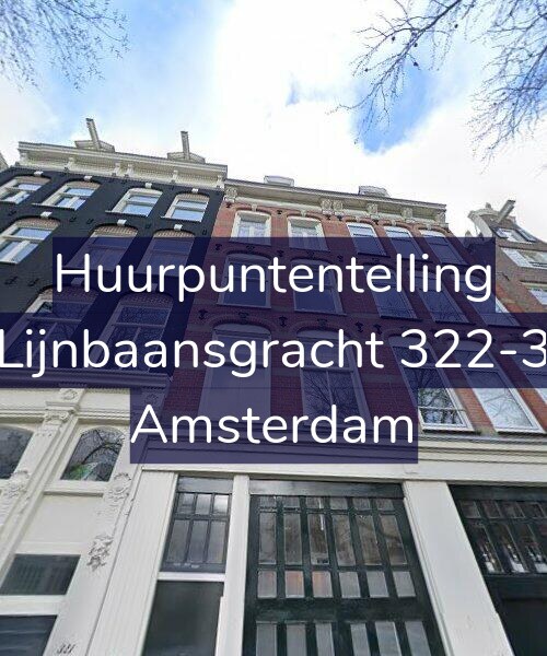 Foto gevel Huurpuntentelling voor Lijnbaansgracht 322-3, Amsterdam