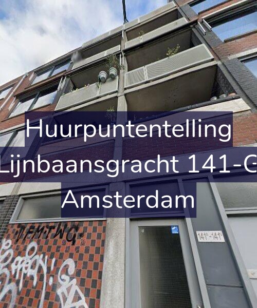 Foto gevel Huurpuntentelling voor Lijnbaansgracht 141-G, Amsterdam
